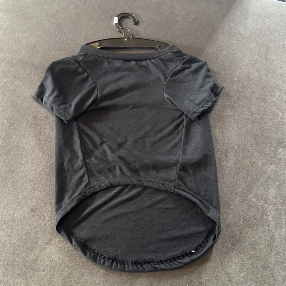 Dog Pet Black T-Shirt Halloween Bat Wanna Hang Size XL NEW